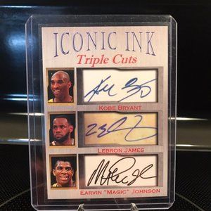 Kobe Bryant Lebron James Magic Johnson 1/1000 Mint